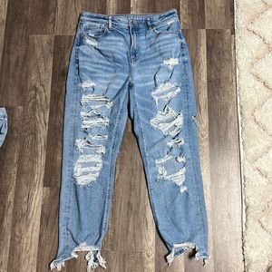 American Eagle size 10 stretch jeans, high waisted